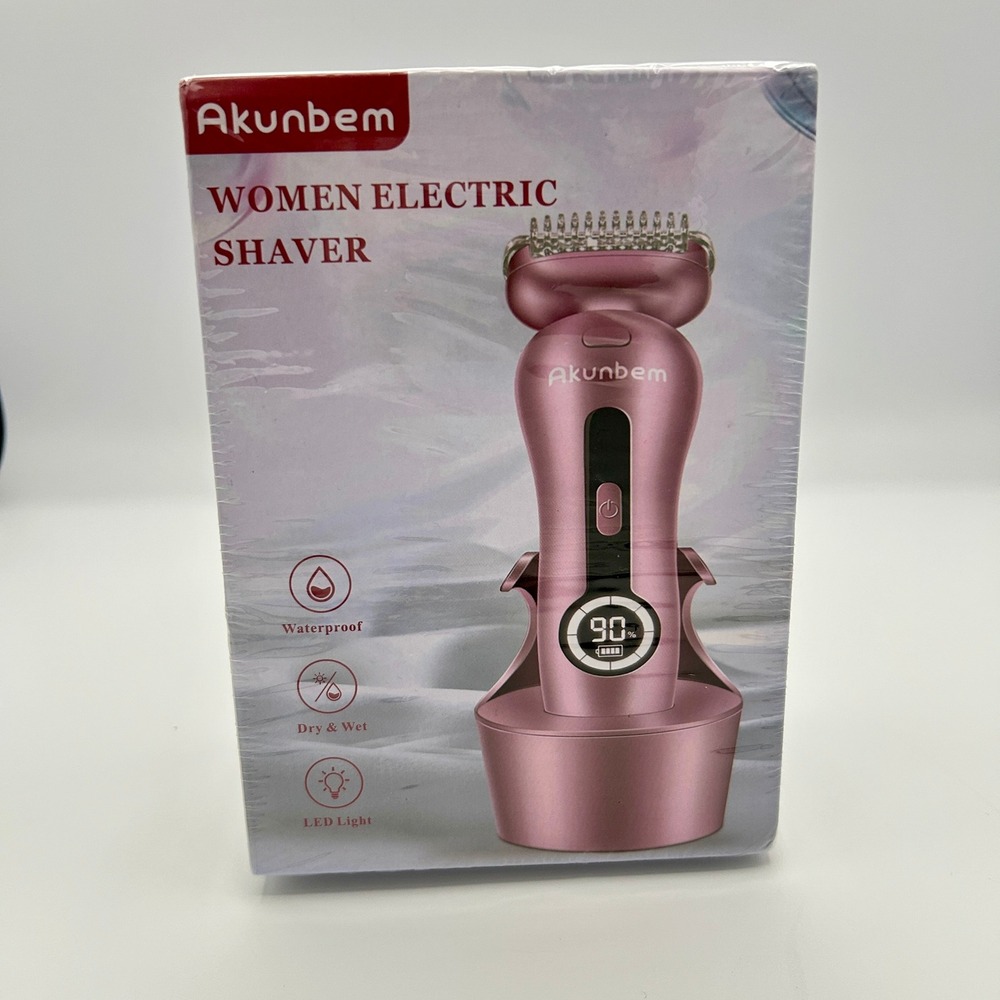 Akunbem Women Electric Shaver Women OS Rose Gold